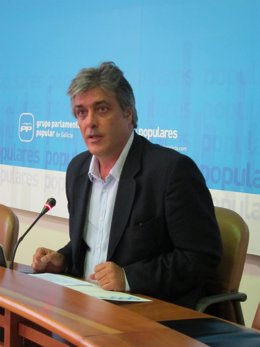 Pedro Puy (PPdeG) en rueda de prensa