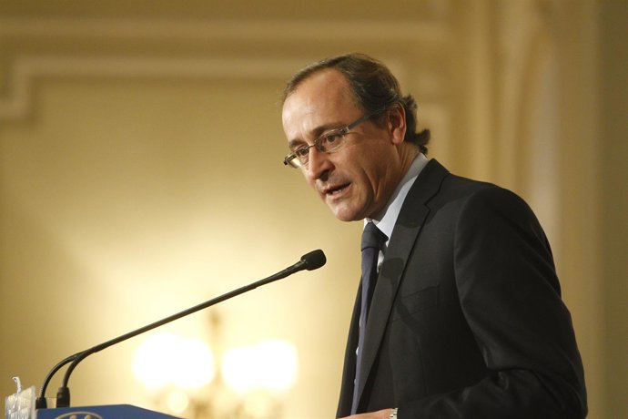 El portavoz del Grupo Popular en el Congreso, Alfonso Alonso