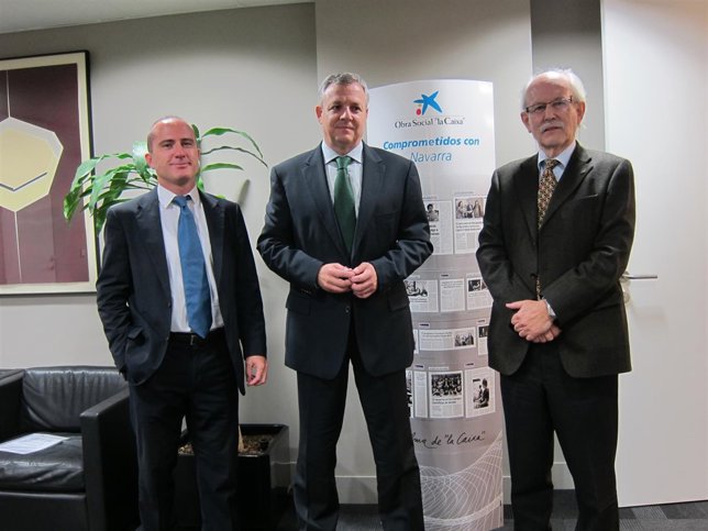 Eduardo Solano, Joaquín Arbeloa y Ignacio Moriones