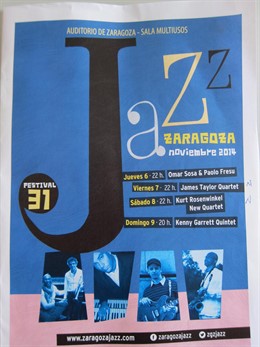Cartel de Zaragoza Jazz XXXI edición