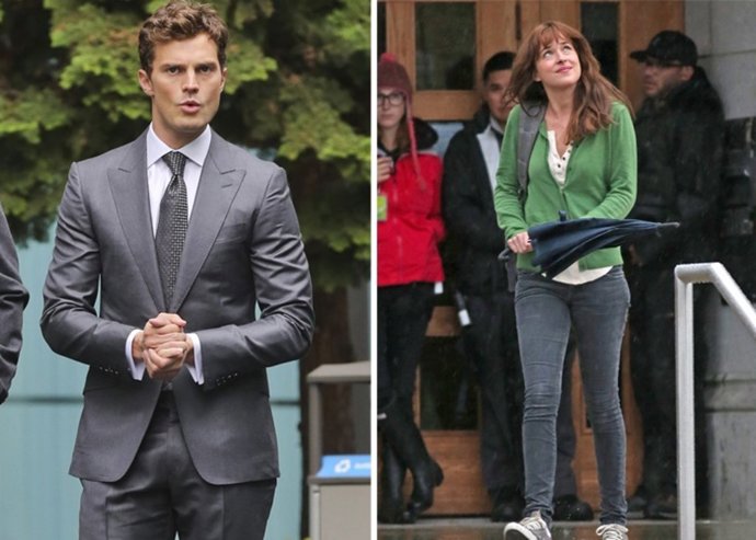 Dakota Joshon y Jamie Dornan 