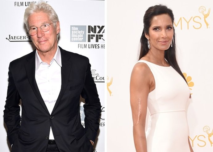 Richard Gere rompe con Padma Lakshmi, tras un romance fugaz 