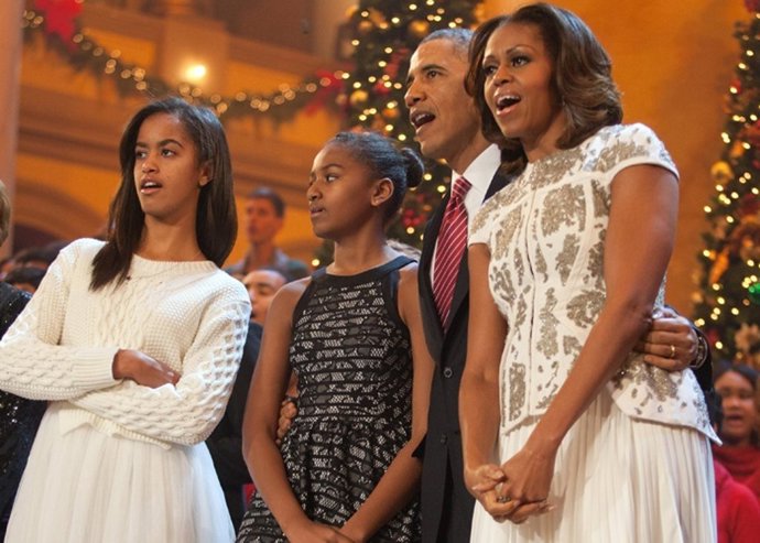 President Barack Obama and first lady Michel