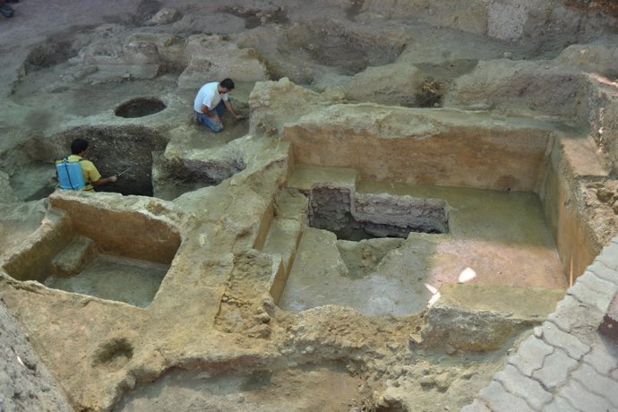 Hallazgo de piscina romana en Carmona
