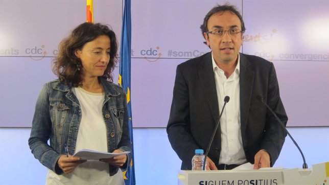 Mercè Conesa y Josep Rull, CDC