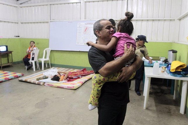 Evacuados tras el terremoto de Nicaragua