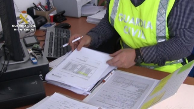 Documentos intervenidos en la operación por estafa de seguros