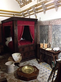 Recreación de la habitación de Santa Teresa