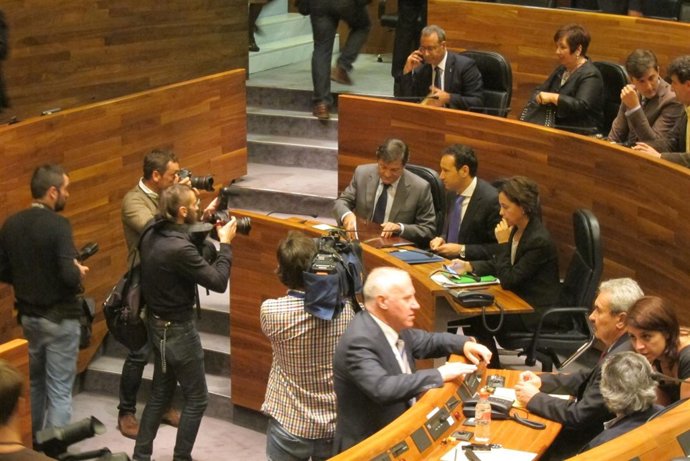 Javier Fernández, antes de comparecer