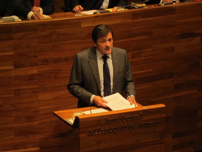 Javier Fernández, presidente del Principado de Asturias
