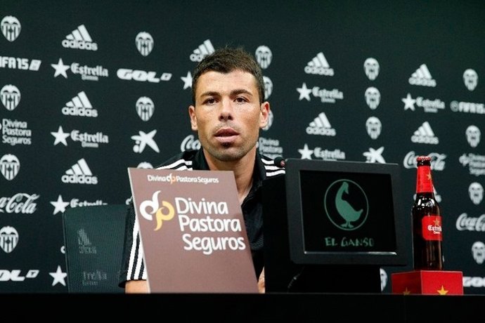 Javi Fuego en rueda de prensa
