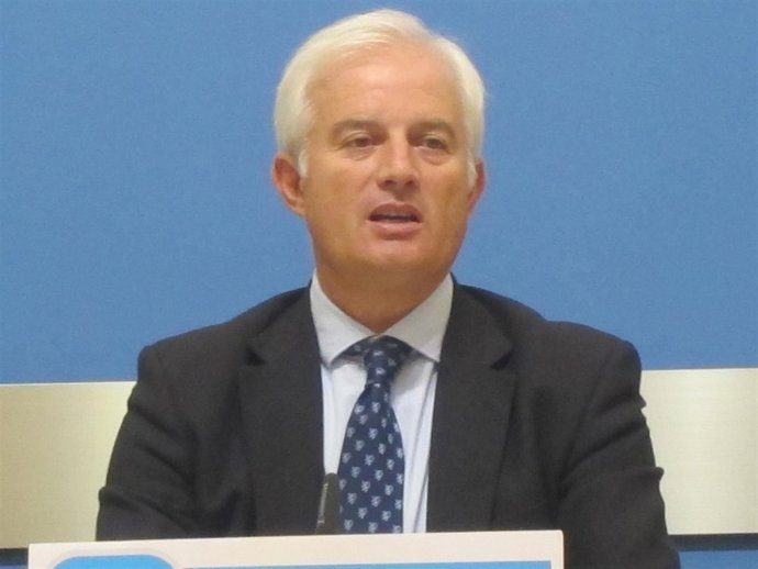 El portavoz del PP, Eloy Suárez