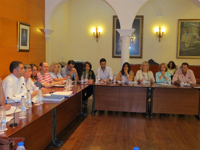 Pleno del Ayuntamiento de Moguer. 
