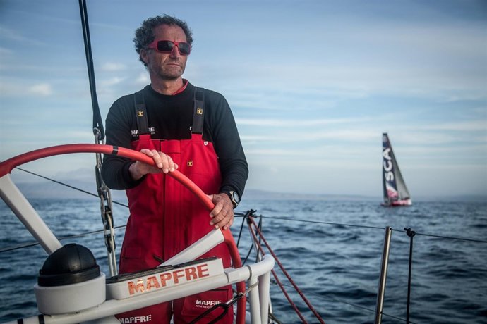 El 'MAPFRE' durante la Volvo Ocean Race
