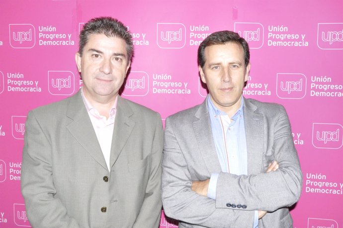 Javier Puy y Carlos Aparicio, de UPyD.