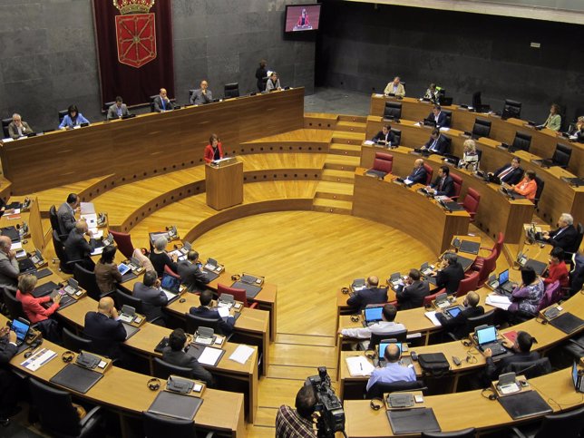 Debate sobre el Estado de la Comunidad en el Parlamento de Navarra.