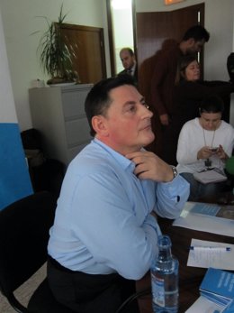El portavoz de Autónomos de Galicia (Auga), Lisardo Domínguez