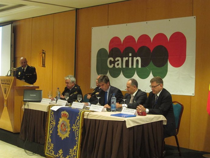 Ignacio Cosidó, director de la Policía, en la reunión de CARIN