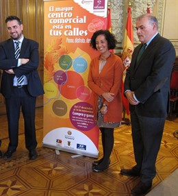 Roberto García, Mercedes Cantalapiedra y Javier Labarga