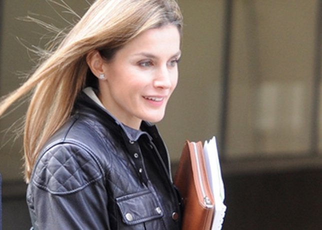 Letizia muy trabajadora