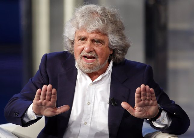El político italiano Beppe Grillo