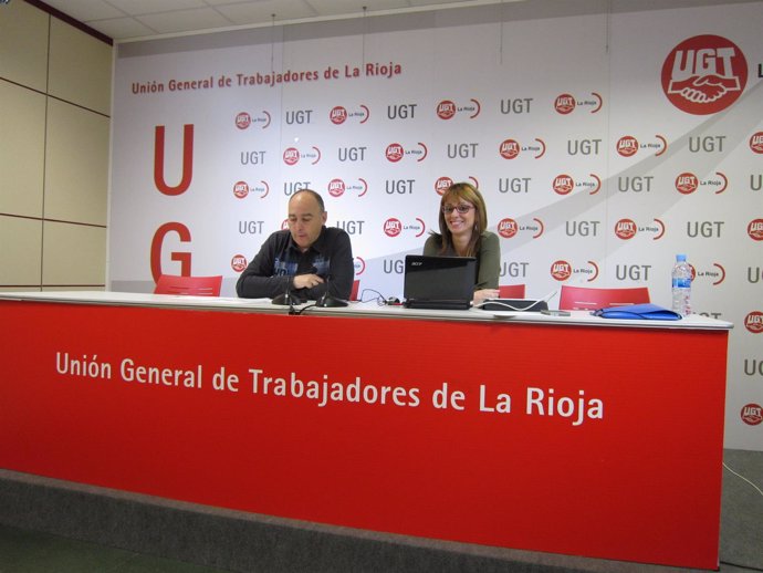 Bárcenas y Calvo de UGT analizan orientadores de empleo