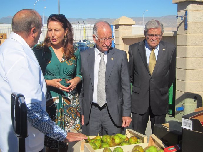 La delegada del Gobierno de Andalucía, Carmen Crespo, visita el Banco de Aliment