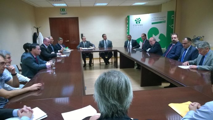 Encuentro de empresas de Cepyme.