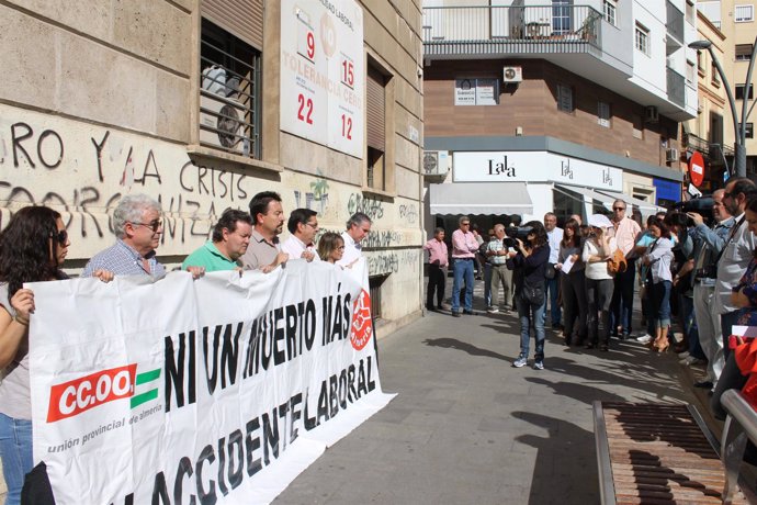 Concentración por muerte en accidente laboral