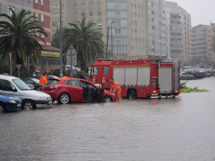 FOTOS Inundaciones Vigo