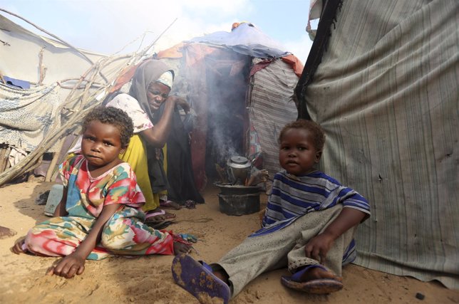 Campo de refugiados en Somalia
