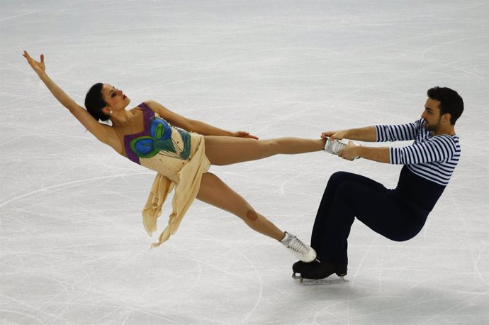 Sara Hurtado Adrià Díaz danza sobre hielo programa largo libre Sochi