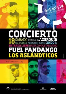 Cartel del concierto inaugural de Eutopía