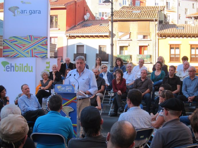 Joseba Asirón, candidato de EH Bildu a la alcaldía de Pamplona.