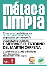 PSOE inicia una campaña de limpieza para poner el foco en el "principal problema medioambiental" en la capital