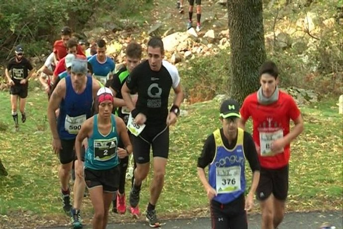 Parte de la prueba de 'La Montaña Solidaria'