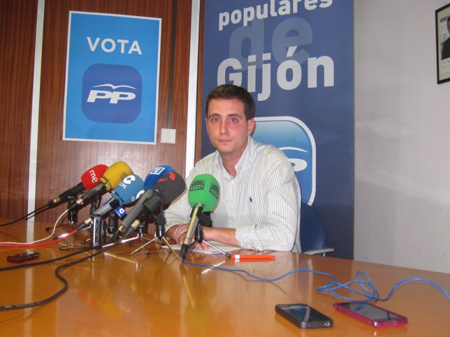 David Medina, candidato al PP de Gijón