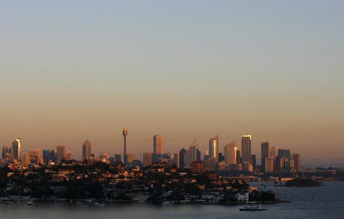 Vista del distrito financiero de Sidney, en Australia