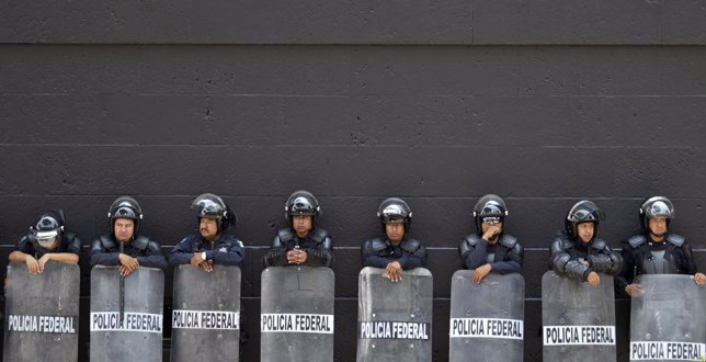 Policías mexicanos.