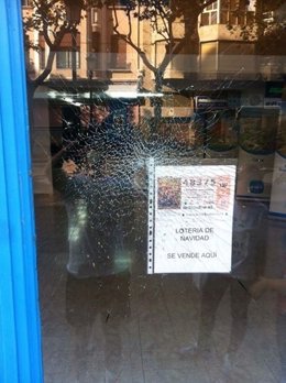 Ataque sede del PP Gandia