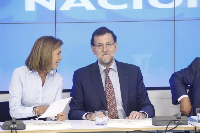 Rajoy y Cospedal en el Comité Ejecutivo Nacional