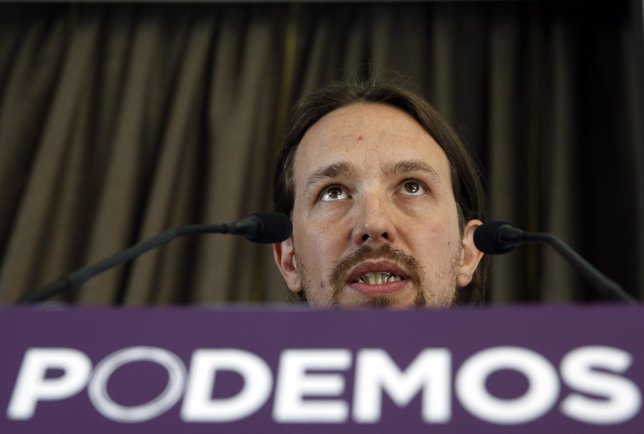 Rueda de prensa de Pablo Iglesias, líder de Podemos