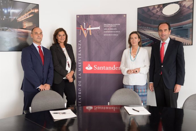  Firma Del Convenio Del Grupo Santander Y Teatro Maestranza