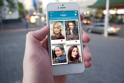 Aplicación happn para ligar en el móvil con gente que conoces en la realidad