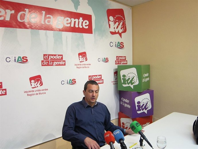 El coordinador de IU-Verdes en la Región