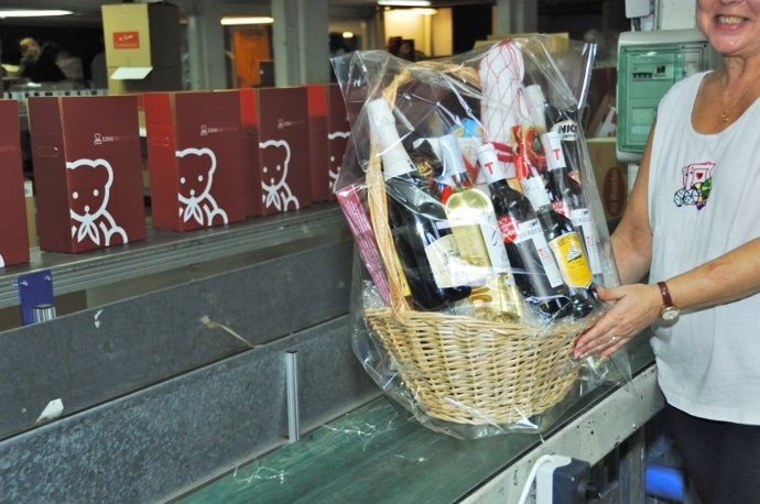 Cesta de Navidad preparada para la Campaña