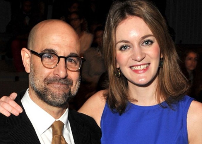 NEW YORK, NY - FEBRUARY 15:  Actor Stanley Tucci and Felicity Blunt attend the N