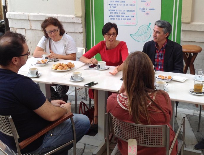 María Gámez, PSOE, desayuno informativo