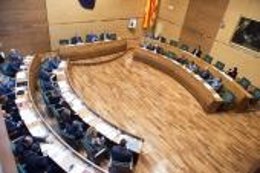 Imagen del pleno de la Diputación de Valencia 