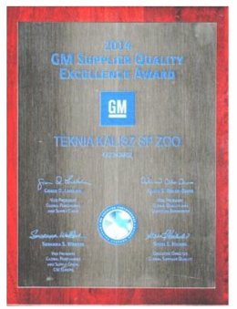 Premio de GM a Teknia Group